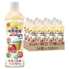 Asahi 朝日 可爾必思 乳酸飲料 胡蘿蔔蘋果口味, 500ml, 24瓶