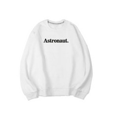 VENHIT Astronaut字母寬鬆柔軟刷毛大學T