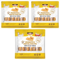 파미데이즈 강아지 밀키베이스 황태 유산균 덴탈껌, 황태맛, 320g, 3개