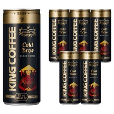 티엔아이킹커피 콜드브루 블랙, 6개, 238ml