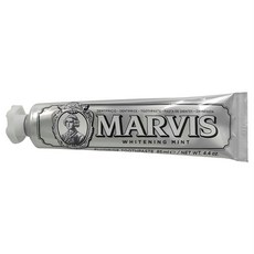 MARVIS 義大利牙膏 亮白薄荷, 85ml, 1條