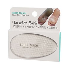 ECHO TOUCH 奈米玻璃去角質磨板, 1入, 1個