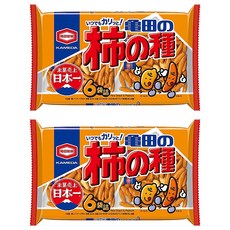龜田製菓 柿之種 日本第一米果 6袋入, 180g, 2包