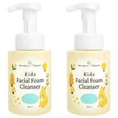 보타니컬테라피 키즈 페이셜 폼 클렌저, 280ml, 2개