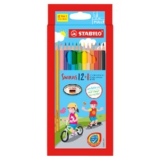 STABILO 思筆樂 Swans 油性色鉛筆 Set, 13色, 1組