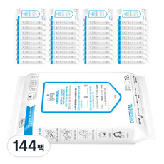 물따로 건티슈 오리지날 휴대용, 60g, 12매, 144세트