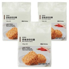 MUJI 無印良品 即食迷你拉麵 麻辣風味, 120g, 3袋