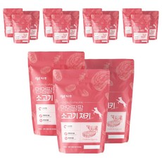 멍멍팔팔 져키, 소고기맛, 200g, 15개 소고기맛, 200g, 15개