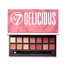 W7 Delicious多色眼影盤, 混色, 1個