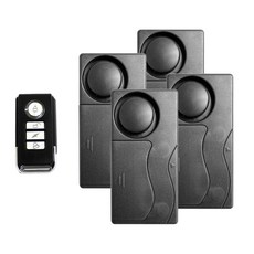 e-kit 逸奇 震動感應門窗防盜警報器緊急警報器 + 迎賓門鈴4對1遙控器 130g, ES-35G, 1組