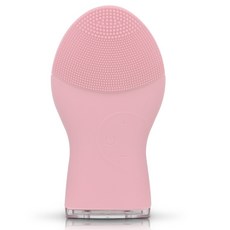 오엠티 휴대용 충전식 실리콘 진동클렌저, OMS-703, 베이비핑크