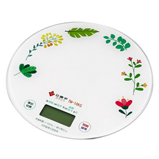 立菱尹 藍光玻璃電子秤 TM-10KG, 最大秤重10.05kg, 強化玻璃, 四種單位, 花紋, 10005g
