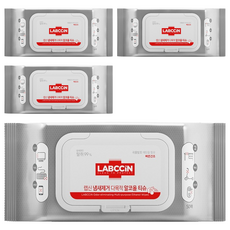 랩신 냄세제거 다목적 알코올 티슈 캡형, 45g, 50개입, 4개