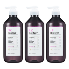 DrRooteer 啤酒酵母護髮乳 粉狀麝香香味, 3瓶, 800ml