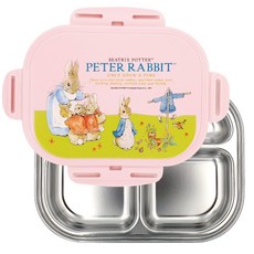 PETER RABBIT 比得兔 分格餐盤, 粉色3316, 餐盤+便當蓋, 1組
