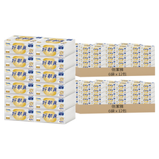 倍潔雅 好韌真 抽取式衛生紙 3層, 12包, 12袋