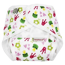 ImseVimse 瑞典有機棉All in One尿布褲 青蛙王子 2.5~5kg, 1件