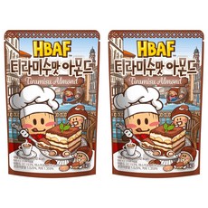 HBAF 티라미수맛 아몬드, 190g, 2개