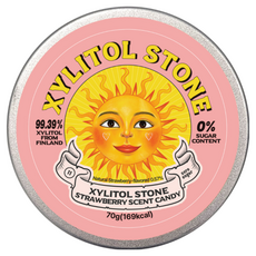 XYLITOL STONE Candy 韓國木糖醇小方糖 11 草莓, 1個, 70g
