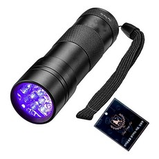 DING DONG PET 寵物UV尿漬手電筒, 黑色, 1個