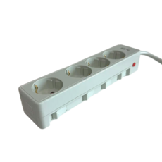 NEMOTAP The Slim 獨立開關4孔延長線 SY-SB4, 2.5m, 迷彩綠, 1個