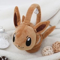 寶可夢伊布立體毛絨耳罩