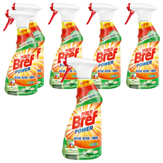 Bref 妙力 廚房清潔噴霧 雙效噴頭 深度清潔 溫和配方, 500ml, 6瓶