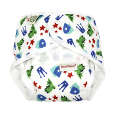 ImseVimse 瑞典有機棉 All in One尿布褲 方便穿脫 柔軟舒適, 魔法飛龍, 1件, P(2.5~5kg)