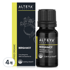 알티야오가닉스 베르가못 에센셜 오일, 10ml, 4개