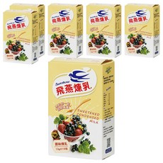 飛燕 原味 加糖全脂煉乳隨身包, 150g, 6盒