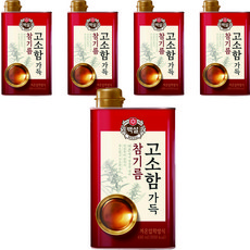 백설 고소함 가득 참기름, 430ml, 5개