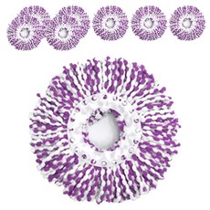 World Clean 滾筒式旋轉超細纖維拖把布補充包 4入 隨機出貨, 8個