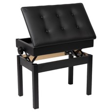 Duro 可調式高度鋼琴椅 DPC20H, 黑色, 1個