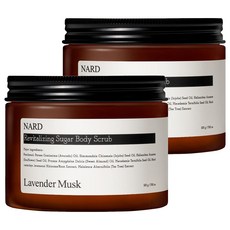 NARD 砂糖身體磨砂膏 薰衣草麝香款, 500g, 2罐