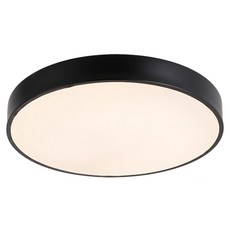 北歐簡約黑LED52W四段調光臥室吸頂燈 V2895F52W, 白光