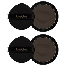 lala Chuu 豐盈髮墊補充裝 15 克, 深棕色, 2個