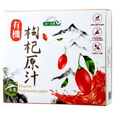 統一生機 有機枸杞原汁 10包, 300毫升, 1盒