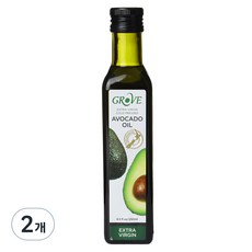 그로브 아보카도 오일, 250ml, 2개