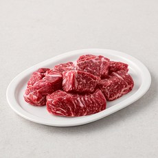 육교시 한우 찹스테이크 1등급, 180g, 1개