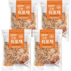 해맑은푸드 구운 쥐포채, 200g, 4개