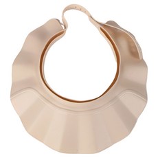 生活智慧 嬰幼兒用雙重防水長度可調式嬰兒洗髮帽 24 x 24cm, 1個, 米色