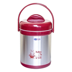 三光牌 源味 二層高真空304不鏽鋼提鍋 可燜燒, 1.5L/2.0L, 紅/藍色, 1個