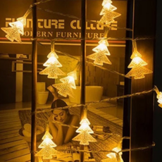 聖誕佈置燈串 聖誕樹 1.5m, 暖白色, 2組