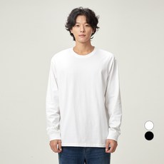 CARET 男士寬鬆版重磅羅紋袖口長袖T恤