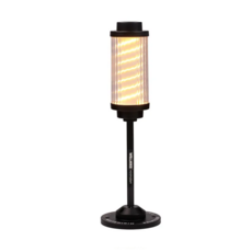 WellHike 玩客 法蘭盤燈架 底座 直徑6.8cm x 1.3cm + 燈桿10cm x 2節 90g, 金色, 1組