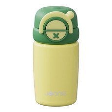 JOONIE 二合一按鍵式不鏽鋼吸管杯, 1個, 240ml, 綠色