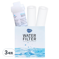 리셀 샤워기용 샤워필터 대 + 리필 필터 2p 세트, 3세트, 무향