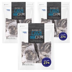 바다원 디포리 해물다시팩, 405g, 3개