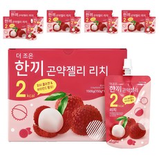 더존건강 더 조은 한끼곤약젤리 리치 10개입, 1.5kg, 6개