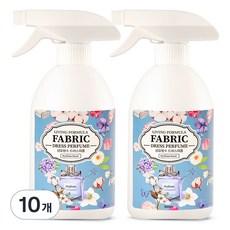 생활공식 섬유향수 드레스 퍼퓸 냄새제거 섬유탈취제, 500ml, 10개